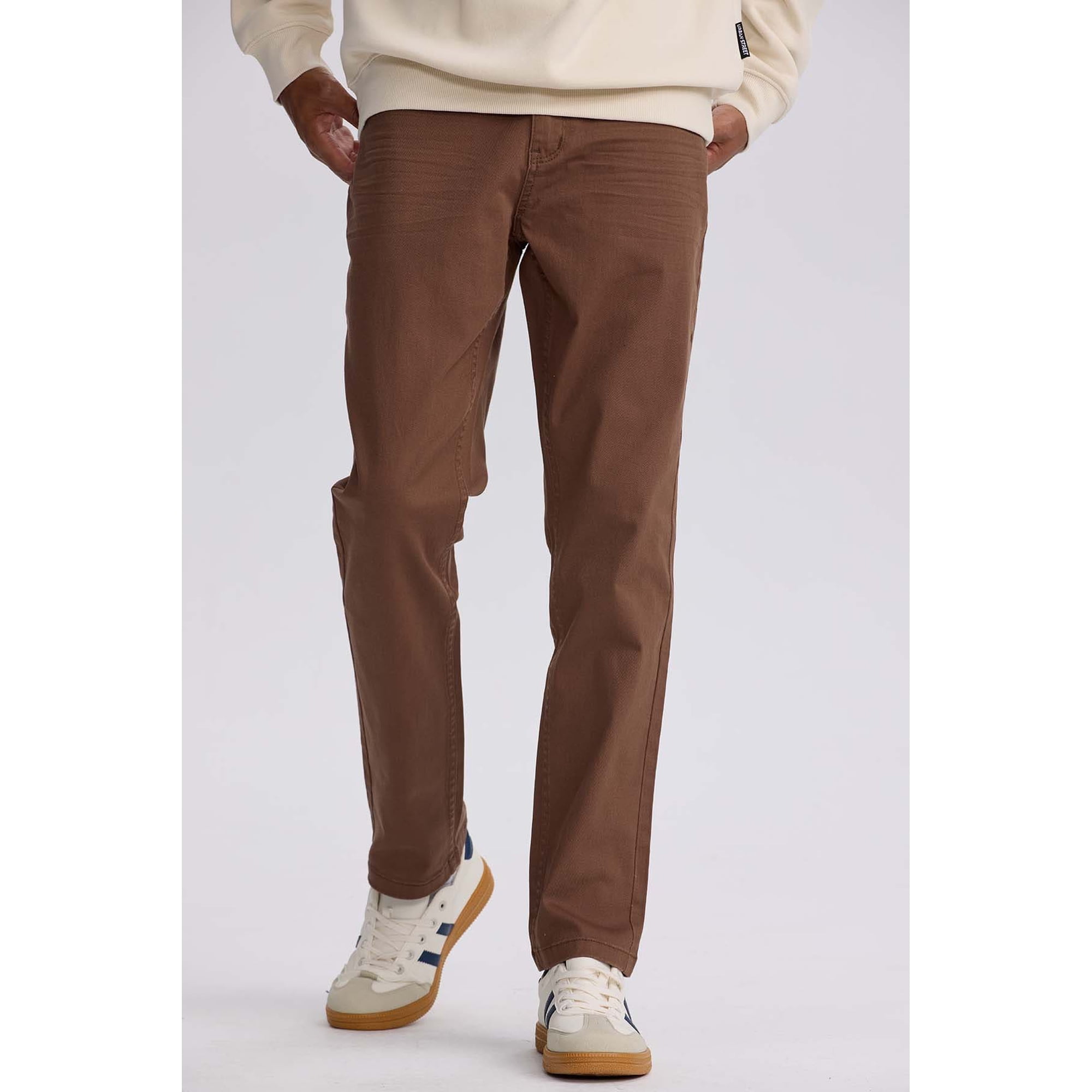 Fashionspark - Jeans Hombre Slim Color Café