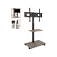 thumbnail image 2 of Soporte Tv Rack Movil Con Ruedas 32 A 75 Base Pedestal Stand Negro, 2 of 3