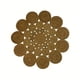 thumbnail image 1 of Alfombra Decorativa Yute Conjunto Circular 120 cms Estilo Boho, 1 of 3