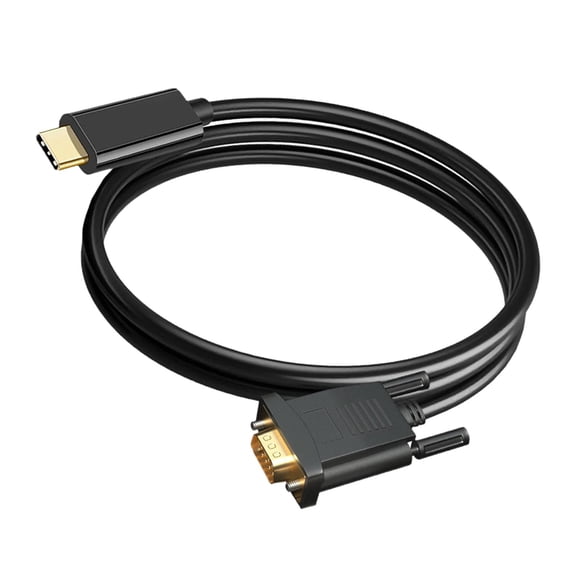 USB Tipo C A VGA Displays Cable 1080P Adaptador Para Portátil De Televisión