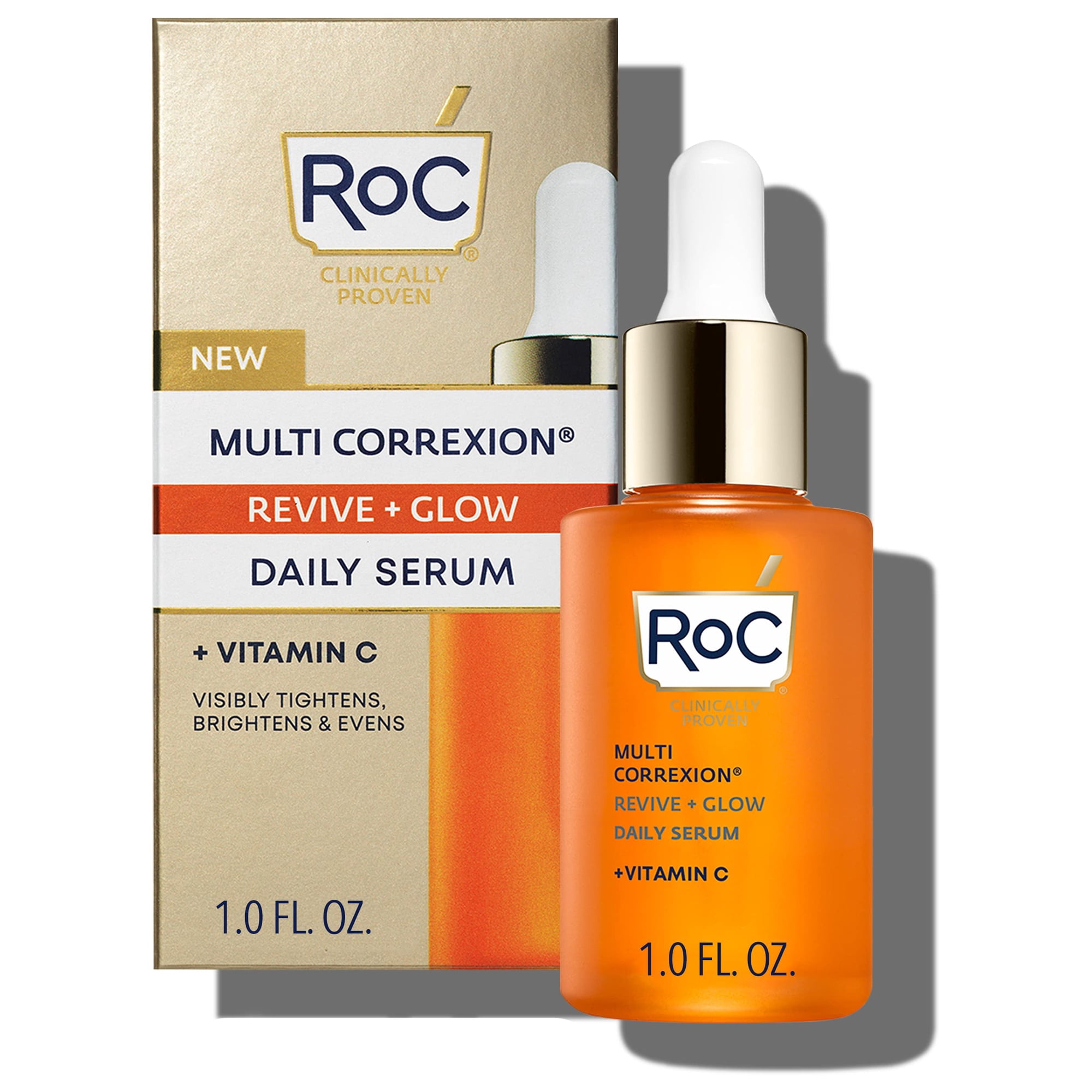 Sérum Facial Roc 10% De Vitamina C Antienvejecimiento Para Manchas Oscuras, 30 Ml