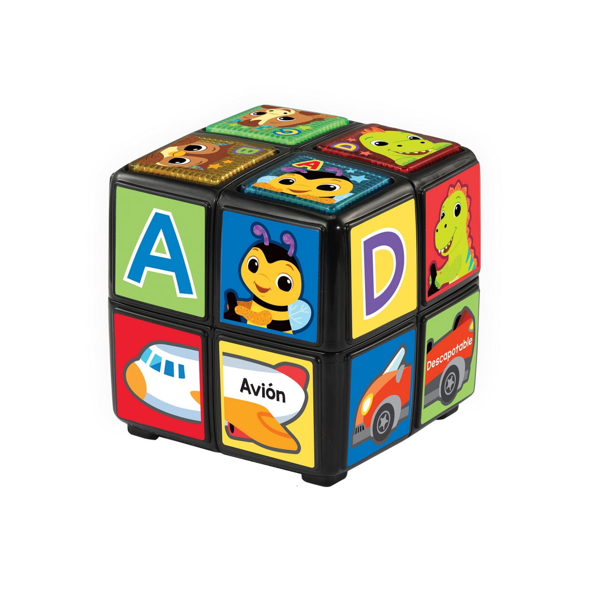 Vtech - Juguete Educativo Cubo Mágico Infantil Gira Y Aprende