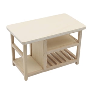 Magideal - Accesorios De Escritorio De Madera En Miniatura, Juguetes, Cocina, Muebles Para El Hogar, Dormitorio, Comedor, Sala De Estar, 1:12, Decoración De Mesa