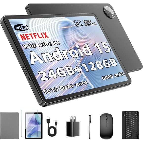 Tablet 10 1 Android 15 24gb 128gb 6000mah