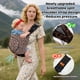 thumbnail image 4 of Portabebés tipo bandolera Sanilinwild estampado leopardo, ajustable, 10-20 kg, 4 of 9
