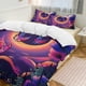thumbnail image 1 of Caterpie Bed Duvet Cover Funny Anime Cartoon Bedding Sets Lightweight 3 Piece Comforter Sets, 1 of 5