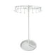 thumbnail image 1 of Soporte Giratorio De Metal Para Collares Y Pendientes, Con 23 Ganchos, Para Exhibir Pulseras, Color Blanco, 1 of 3