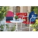 thumbnail image 2 of Mesa auxiliar Leigh Country, mesa redonda de metal blanco de 56 cm, 2 of 2