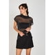 thumbnail image 1 of Polera Mesh Brillos Amparo ATR by Eclipse plateado XL, 1 of 4