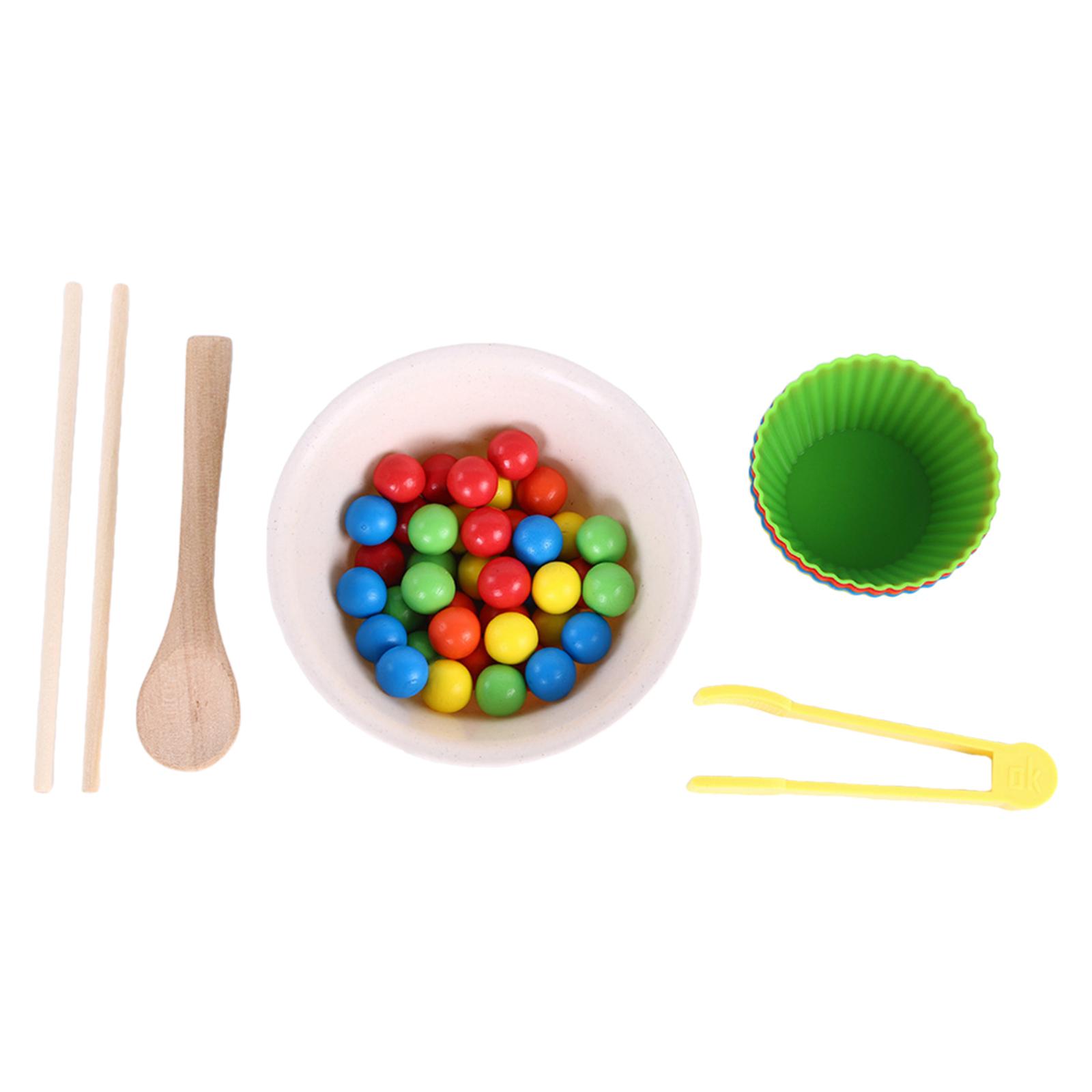 Magideal - Bolas Montessori En Tazas, Juguetes De Aprendizaje, Juegos A Juego Para Niños, Regalos Para Niños