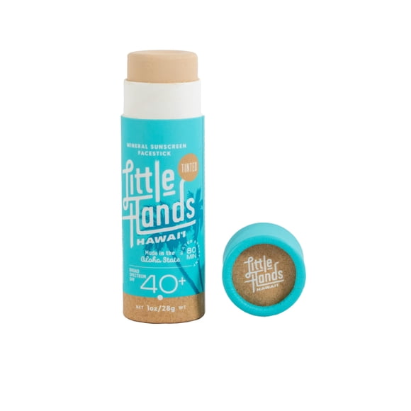 Barra de protector solar mineral SPF 40 Little Hands Hawaii 28 g