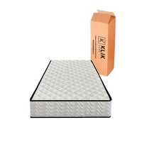 Klik Muebles - Colchón 25 Cm Klik Home Espuma Resortes Pocket Spring 1 Plaza