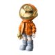 thumbnail image 1 of Figurín Dosker Astronauta Naranja 8x6x20 cm, 1 of 6