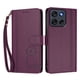 thumbnail image 3 of Funda Cartera Trébol para Motorola Moto G56 con Ranuras Tarjetas y Carga Inalámbrica Violeta, 3 of 6