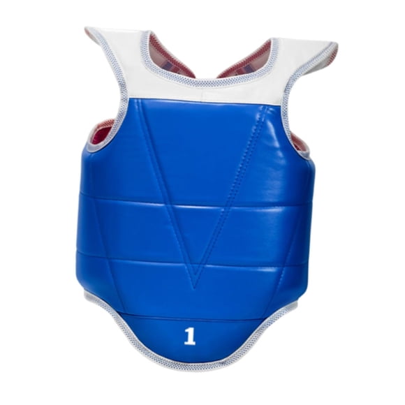 Protector de Pecho para Karate Hecho de EVA Y PU con Absorción de Impactos Ajustable Y Cómodo para Entrenamiento Y Competición de Taekwondo Muay Thai S