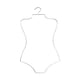 thumbnail image 5 of Colgador de exhibición con forma de cuerpo de alambre, Bikini, traje de baño, soporte para vestido, traje de baño, estante de Metal para niños, niñas, Argén, 5 of 5
