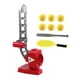 thumbnail image 3 of Lanzador automático de pelotas para máquina lanzadora de béisbol, 1 bate de béisbol, 6 pelotas de EVA, juego de juguetes de jardín para adolescentes a Rojo, 3 of 5