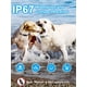 thumbnail image 4 of Collar de adiestramiento para perros Bousnic para 2 perros con mando a distancia a prueba de agua, 4 of 7