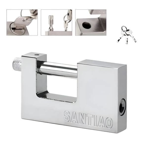 Candado Doméstico Antirrobo De 100 Mm
