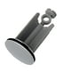 thumbnail image 2 of Reemplazo del tapón del fregadero universal Tipo de empuje Anti obstrucción para 1.57 pulgadas de diámetro Durable Sin desbordamiento Tapón del filtro Gris, 2 of 5