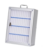 Bothyi - Gabinete De Almacenamiento Para Teléfonos, Aleación De Aluminio, Tabla De Bolsillo Para Oficina, Caja De Almacenamiento Para Estudiantes, 48 Ranuras