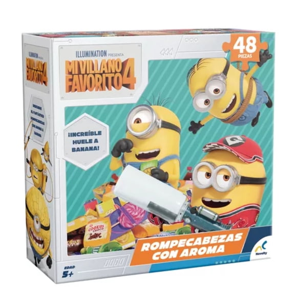 Puzzle Con Aroma A Platano De 48 Piezas Mi Villano Favorito