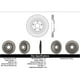 thumbnail image 2 of Disco Freno para auto Volkswagen Routan 2009-2014 Delantero, 2 of 5