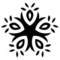 Rienda Libre Graphics - Decomural Abstract Flower Ws-18470