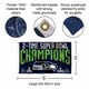 thumbnail image 2 of Banner Flag WinCraft Seattle Seahawks 2 veces Super Bowl, 2 of 6