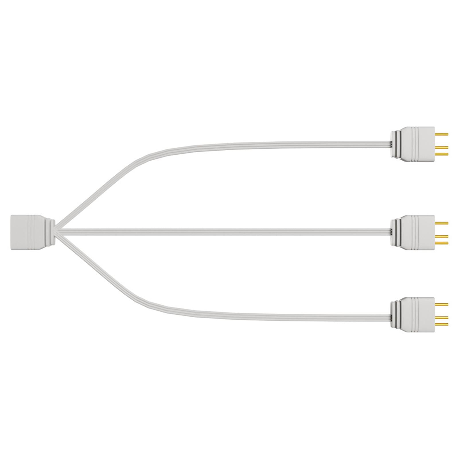 Bothyi - Argb Splitter 5v 3pin 1 A Tres/4 Conector Cable De Alimentación Para Pc Computadora De Escritorio 1 A Tres