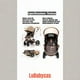 thumbnail image 3 of Coche Cuna Moisés Con Accesorios LuBabycas Azul, 3 of 8