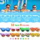 thumbnail image 2 of Gafas de Sol para Niños SNWIDA Paquete de 32 Unidades con Protección UV400 Neón, 2 of 9