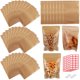 thumbnail image 1 of Bolsas de alimentos lucpur 150 unidades 12 × 20 cm papel kraft Mylar, 1 of 9