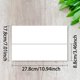 thumbnail image 2 of Tarjetas de carpa con nombre WTYONZEL – paquete de 30 unidades – 8,9 cm × 28 cm – blancas, 2 of 7