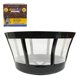 thumbnail image 1 of Filtro de café GoldTone reutilizable de malla de nylon para 8 a 12 tazas, 1 of 4