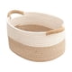 thumbnail image 1 of Cestas Tejidas Con Cuerda De Algodón Para Organizar Cesta De Juguetes Portátil Para Gatos Y Perros, 35cm X 25cm X 13cm, 1 of 5
