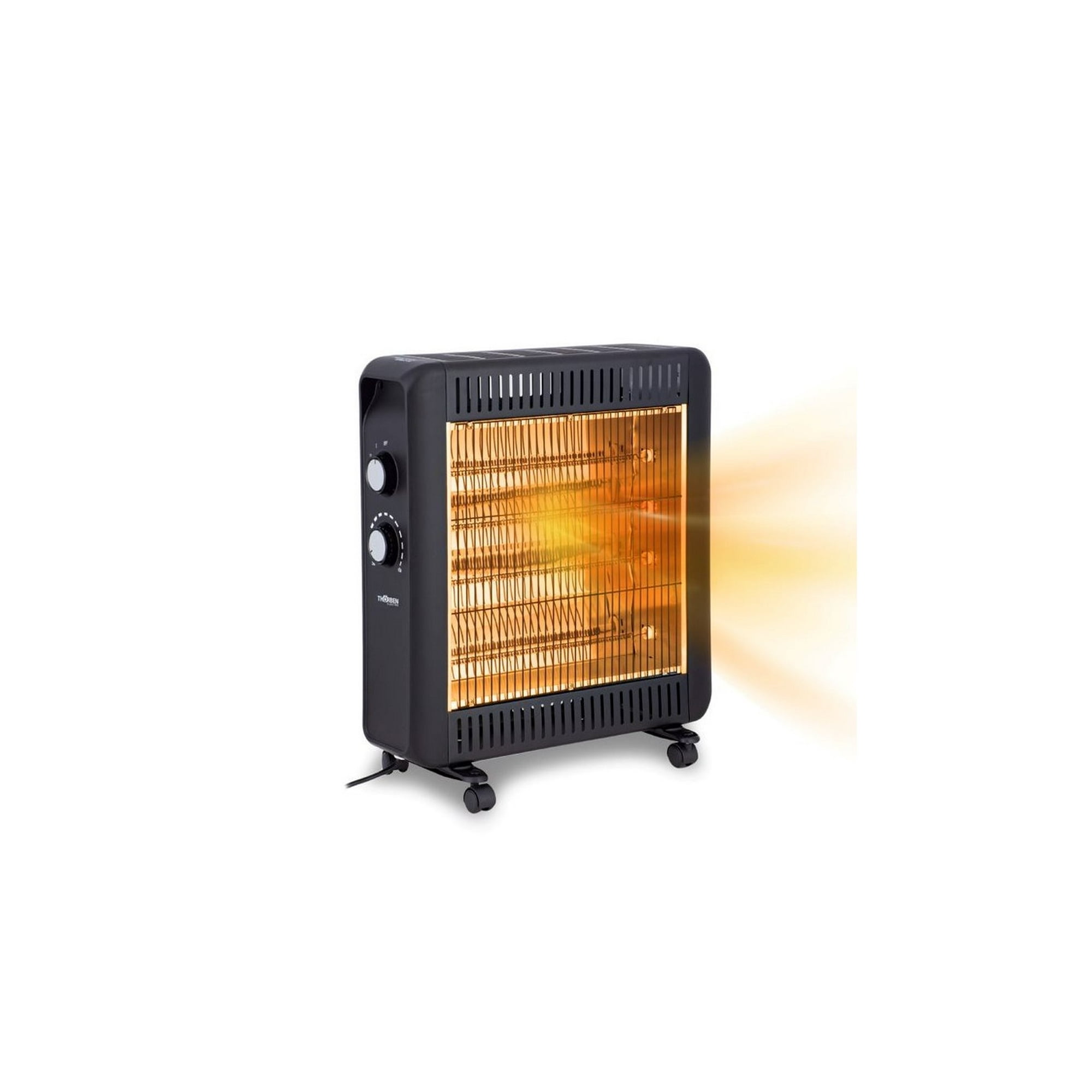 Estufa Eléctrica Exterior Habitex - 3 Barras De Cuarzo, Potencia 2000W, Altura 180-210 Cm, Protección IP34 - Ideal Para Terraza, Jardín, Restaurantes
