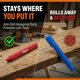 thumbnail image 3 of Crayón rojo AMERICAN MUTT TOOLS – Pack de 12 para madera, 3 of 7