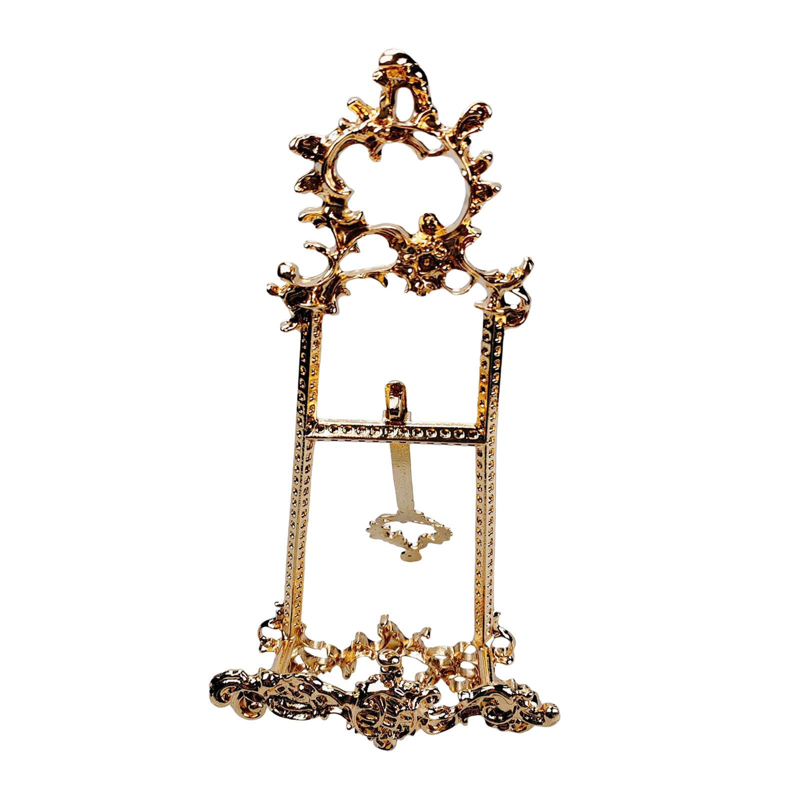 Magideal - Soporte De Marco De Caballete De Metal, Soporte De Caballete Portátil Duradero Para Arte, Soporte Para Cuadros Para Gabinete De Cocina, Sala De Estar, 129x165x29cm