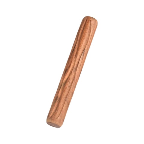 Magideal - Mango De Madera Rodillo De Textura De Arcilla Artesanía De Arcilla Herramientas De Cerámica Rolling Relieve Fácil De Usar Rodillo De Arcilla Para Gall Forma De Grano De Madera