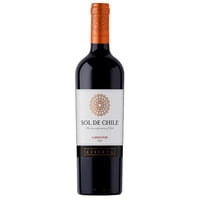 Vino Tinto Carmenere Botella 750 Ml Sol De Chile