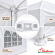 thumbnail image 3 of Toldo Carpa Plegable 6x3 m Paredes Ventana Lona Impermeable Reforzado Fiesta Eventos Color Blanco, 3 of 5