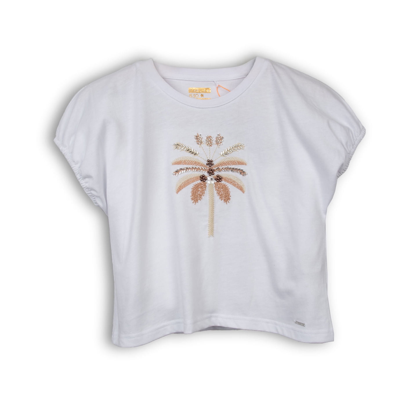 Polera Niña Blanco Pillin