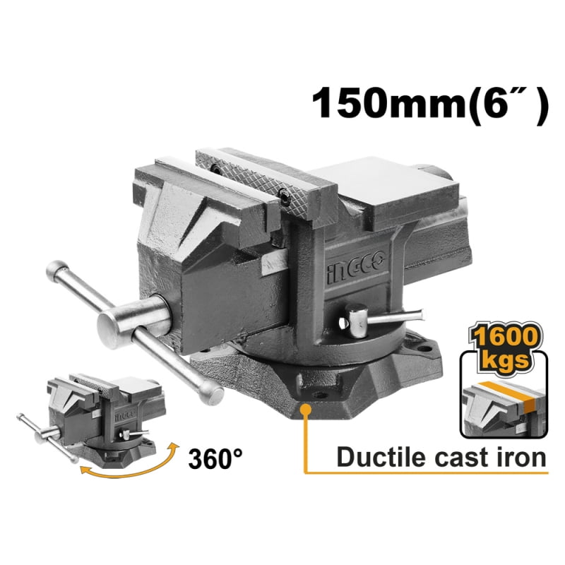 Tornillo Mecanico 6" Base Giratoria (hbv086) Ingco