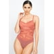 thumbnail image 1 of Body Acolchado de Encaje Floral Transparente, 1 of 5