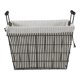 thumbnail image 3 of Basket DII Metal Farmhouse con rayas de tictac (juego de 2), 3 of 6