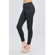 thumbnail image 2 of Saronite Pantalones Básicos de Punto Largo, Gris Carbón (para Mujer), 2 of 4