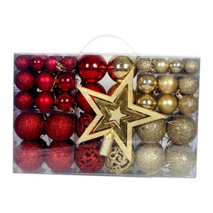 Bothyi - 101X Bola De Navidad Diy Estrella Superior Del Árbol Para Restaurante Boda Halloween Oro Rojo