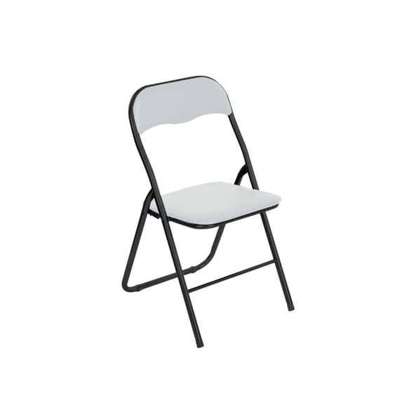 Silla Plegable Cocina 46.5x44x78 Cm Blanco