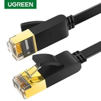 Ugreen - Cable De Red Plano 1M Cat7 U/Ftp (10Gbps) Negro Nw106